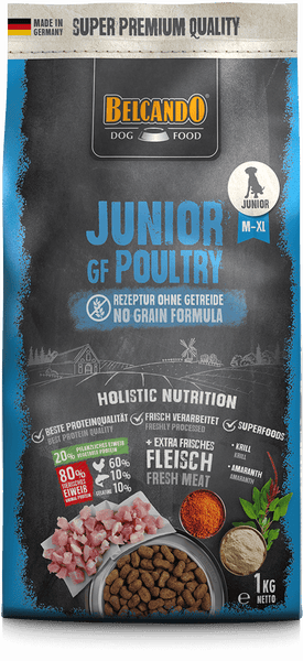 BELCANDO Puppy Junior GF POULTRY – Mastic